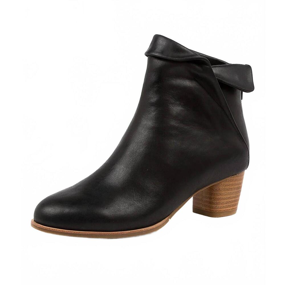 NEW ZIERA women's grale boot - wide in black leather